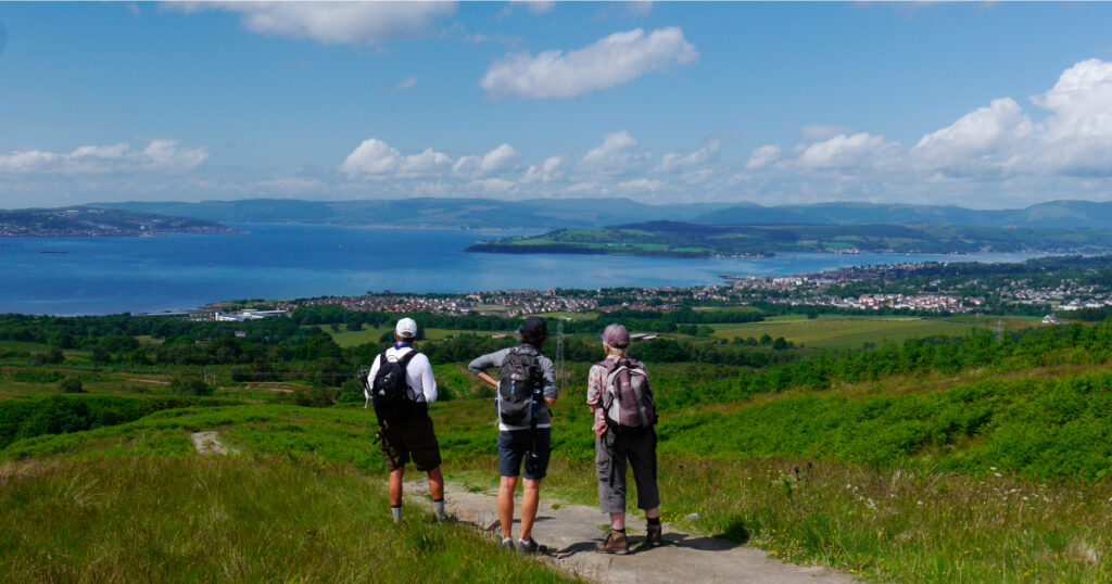 HADAT view over Helensburgh © Helensburgh and District Access Trust