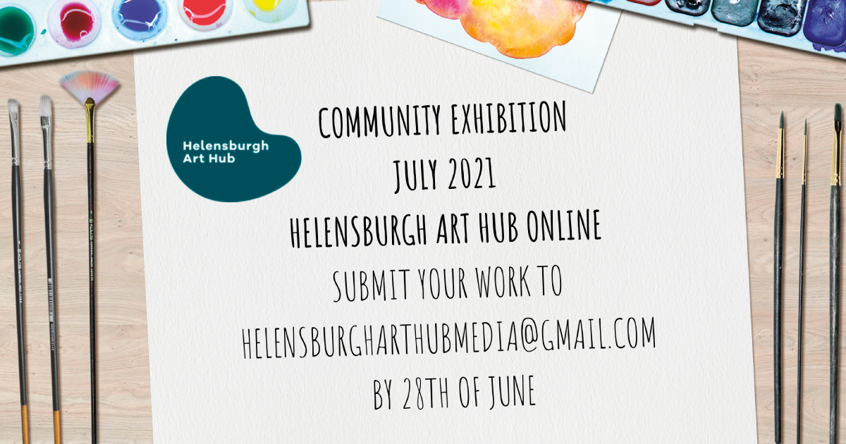Helensburgh Art Hub Exhbition 2021 promotional image