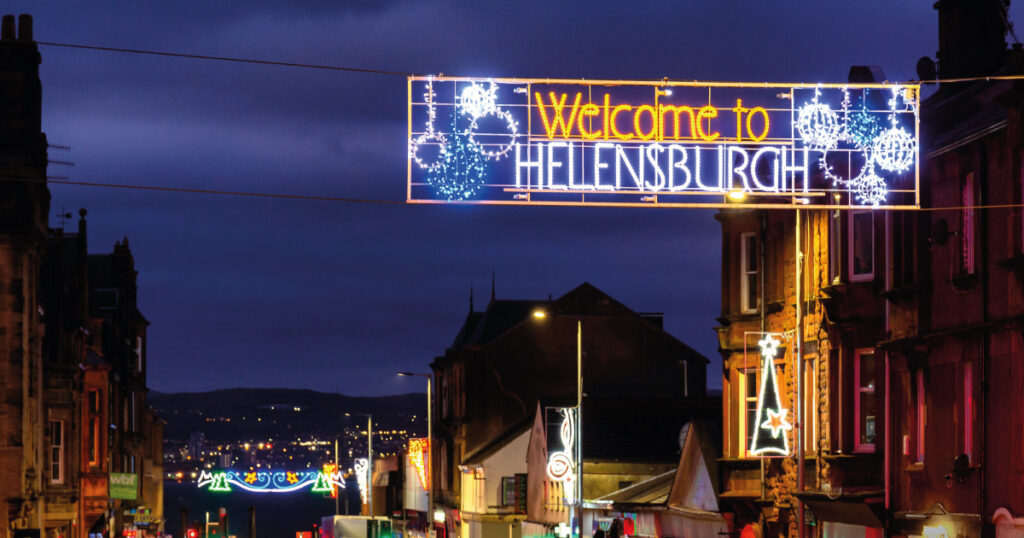 Helensburgh Festive Lights image courtesy of HFLCT