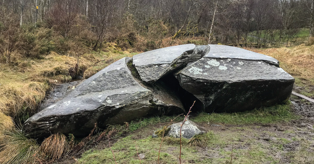 Glennan Burn Cup and RIng Marked Rock