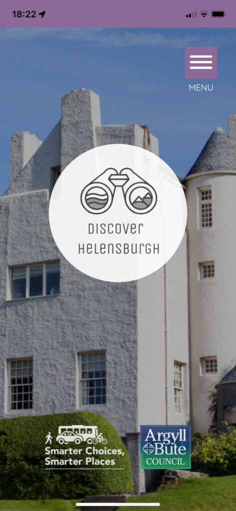 Discover Helensburgh App home screen image