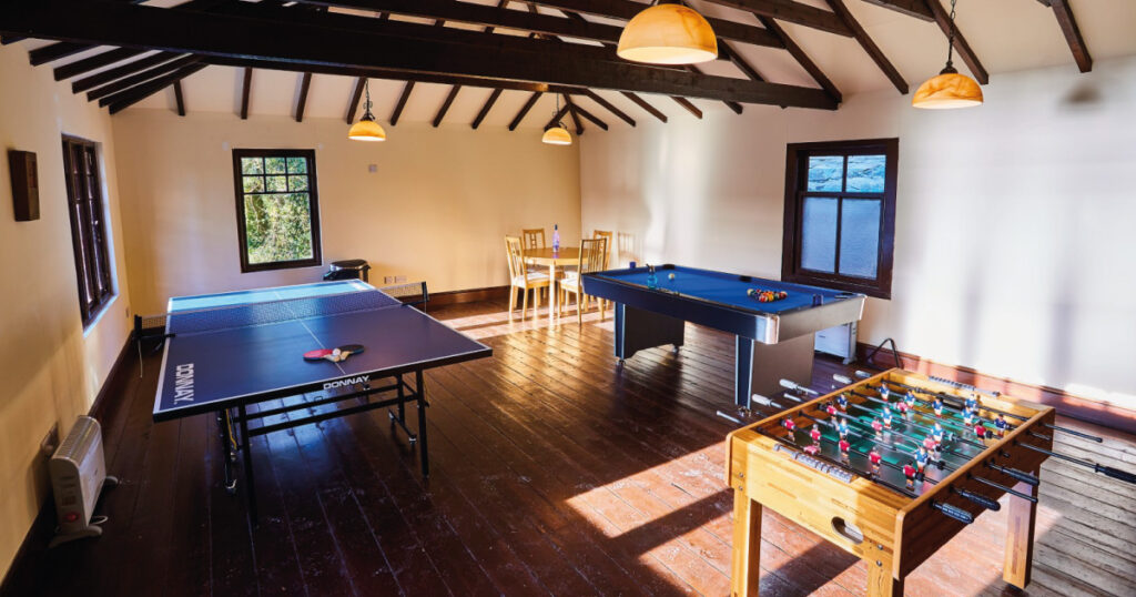 Auchenheglish Lodges games room