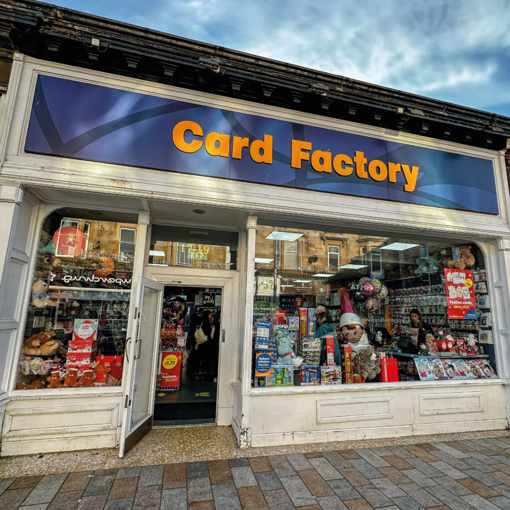 Card Factory Helensburgh