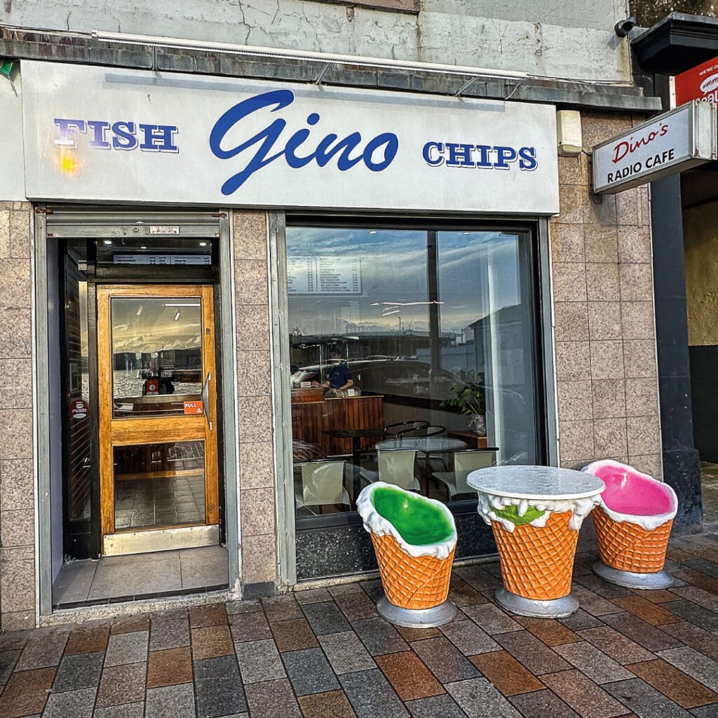 Gino FIsh hand Chips, Helensburgh